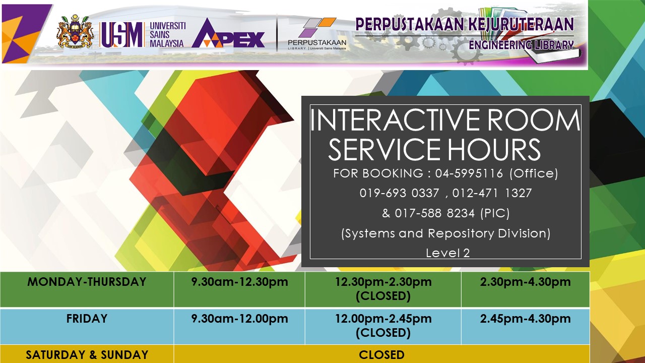 Interactive room service hours 2022