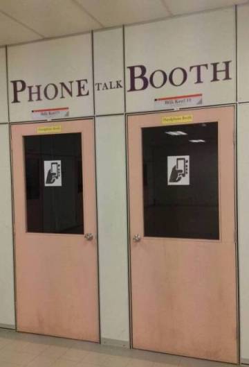 phone talk booth